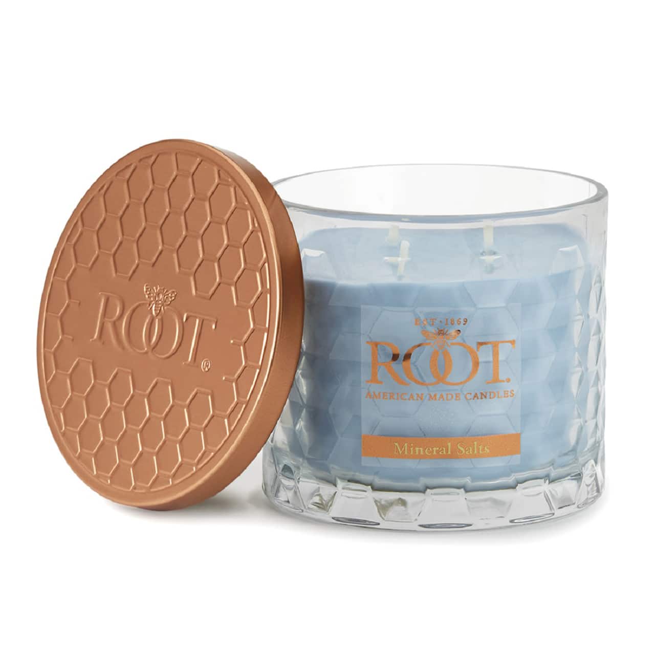 Root Candles Signature 3-Wick Honeycomb Beeswax Blend Jar Candle